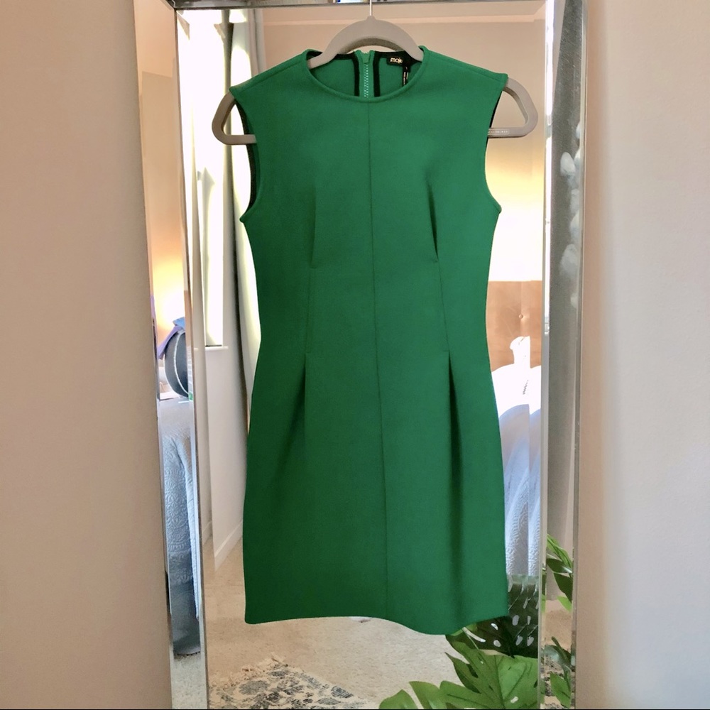 MAJE green cocktail dress